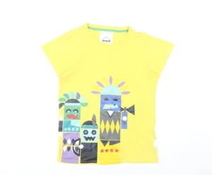 HUMÖR Unisex Yellow Art T-Shirt - Size S - Picture 1 of 12