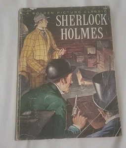 Sherlock Holmes By Arthur Conan Doyle, A Golden Picture Classic CL-408, 1957 - Foto 1 di 5
