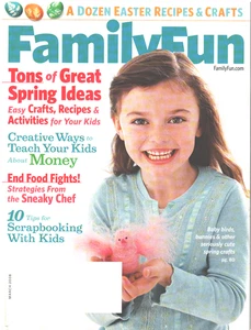 FAMILY FUN Magazine March 2008 Easter Spring Ideas Crafts Recipes Scrapbooking - Imagen 1 de 3