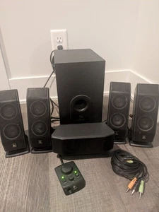 Logitech X-540 5.1 Surround Sound Computer Speakers Complete Tested Read Descrip - Picture 1 of 12