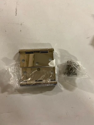 Deltana S35Heavy Duty 3-1/2" bisagra cuadrada, acabado cromado brillante Foto 1 de 2