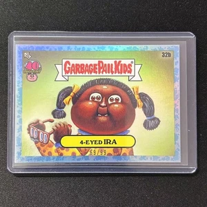 💎2025 TOPPS GARBAGE PAIL KIDS 40th ANNIVERSARY BLUE 32B 4-EYED IRA /99 - Picture 1 of 1