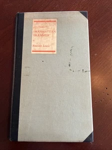 *RARE* Manhattan Transfer by Sinclair Lewis, Harper, 1926, Numbered #46 - Picture 1 of 4