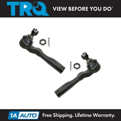 TRQ Outer Tie Rod Set For 2003-2007 Toyota Sequoia 2003-2006 Tundra - Image 1 of 4