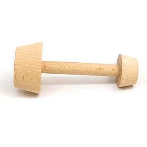 Double Sided Wooden Egg Tart Tamper Pastry Pusher Baking Tool Kitchen DIY - Picture 1 of 5