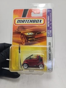 Matchbox Smart Cabrio Red #29 Metro Rides Diecast Car Burgundy - Picture 1 of 13