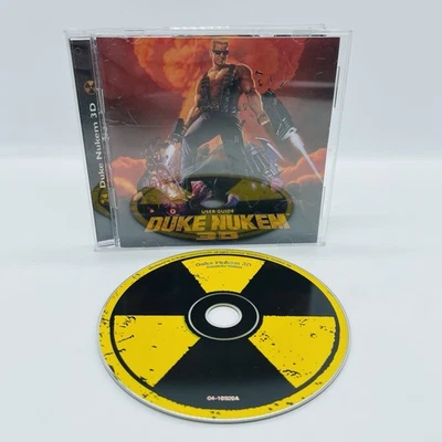 Duke Nukem 3D Atomic Edition (juego de computadora CD-ROM para Windows PC) disco en muy buena condición PROBADO Foto 1 de 4