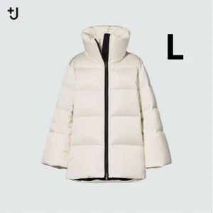 UNIQLO +J Jil Sander Down Volume Jacket Off White L - Picture 1 of 12