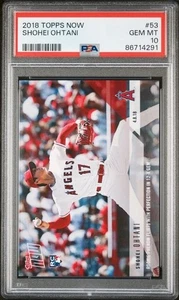 2018 Topps Now Shohei Ohtani RC PSA 10 GEM MINT #53 Flirts With Perfection 12K @ - Picture 1 of 2