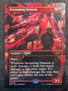 Screaming Nemesis - Borderless - Duskmourn: House of Horror (MTG) - Bild 1 von 2