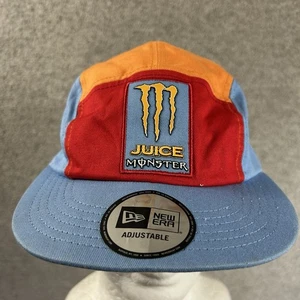 New Era Monster Juice Energy Drink Cap 5 Panel Hat Adults Adjustable One Size - Picture 1 of 11