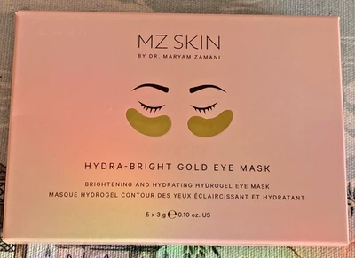 MZ Skin Hydra-Bright Golden Eye Treatment Mask Box of 5 Single Use Masks RRP£80 - Image 1 of 4