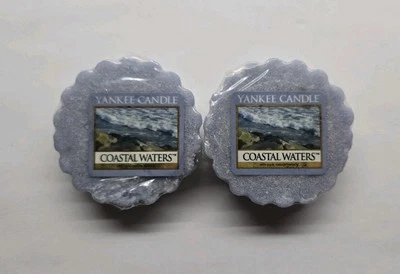 Juego de 2 tartas de popurrí de cera Yankee Candle Coastal Waters Foto 1 de 2