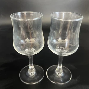 Set Of 2 Luminarc France Crystal Small Cordial Glass - Picture 1 of 7