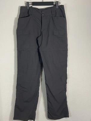 Pantalones cortos convertibles North Face para mujer con cremallera senderismo caminata talla 8 gris Foto 1 de 4