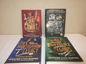 Lot of 4 The Inheritance Games Series by Jennifer Lynn Barnes Hardback Very Good - Imagen 1 de 6