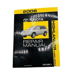 2006 Toyota Highlander Hybrid Repair Manual Volume 3 RM1145U3 - Picture 1 of 4