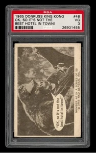 Donruss King Kong 1965 Set-Break # 46 ¡No es el mejor hotel de la ciudad! PSA 3 - Imagen 1 de 3