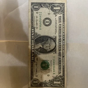 Fancy Curial Number One Dollar Repeater 6 Of A Kind 14440444 - Picture 1 of 8