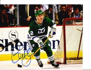 HARTFORD WHALERS BRAD SHAW SIGNED VINTAGE 8X10 - Picture 1 of 1