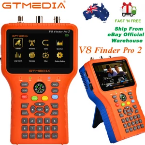 FTA Satellite Terrestrial HD TV Signal Finder DVB-S2/T2 Reception Strength Meter - Picture 1 of 19