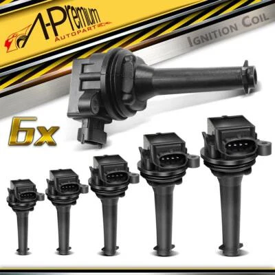 6x Ignition Coils for Volvo C70 S70 S80 V70 XC90 872 873 874 184 875 275 6 Cyl - image 1 of 4