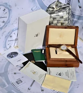 Crono Rattrapante Longines Francillon oro 18kt Rarissimo 1998 Nuovo NOS Completo - Imagen 1 de 24