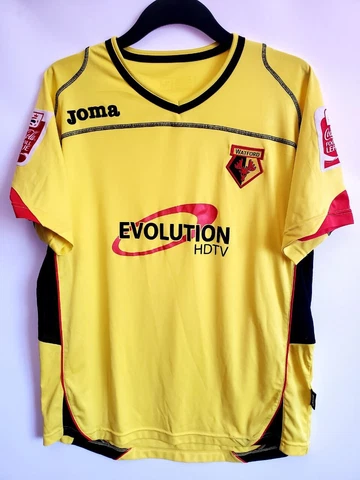 Watford 2009 - 2010 home football shirt jersey camiseta JOMA size L Cover