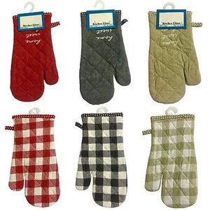 1pc Oven Mitt Heat Resistant Protector Kitchen Cook Pot Oven Glove 100% Cotton - Picture 1 of 4