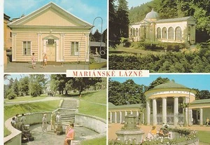 CZECHOSLOVAKIA, MARIANSKE LAZNE  , A  MINT  POSTCARD  - Picture 1 of 2