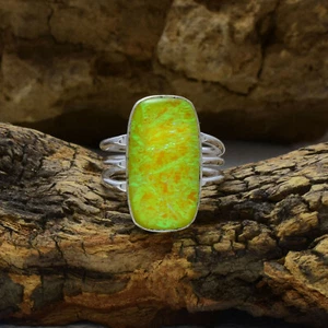 Triplet Opal Gemstone 925 Sterling Silver Valentine's Day Ring All Size - Picture 1 of 3