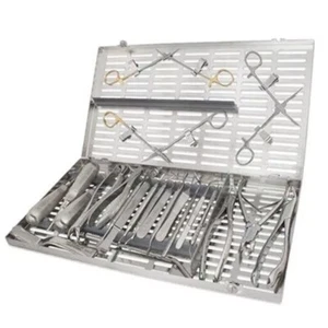 Kit Cirugía Oral 24 Unidades Instrumentos con Cassette Extra Grande Instrumento Quirúrgico - Imagen 1 de 1