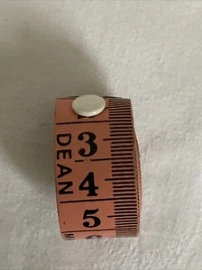 VINTAGE DEAN FIBRE GLASS TAPE MEASURE Snap End Used VGC !! - Picture 1 of 9