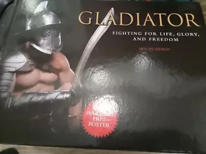 Gladiator, fighting for life,glory&freedom hardcover,no poster,beautiful book - Picture 1 of 4