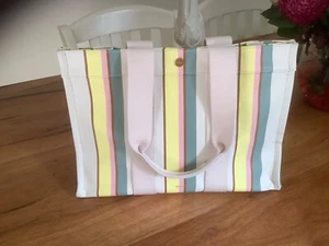 Oroton Fred stripe tote bag - Picture 1 of 6
