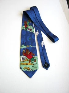 TOM & JERRY ISIDE NUOVA NEW SETA SILK HAND MADE IN ITALY ORIGINALE - Imagen 1 de 4