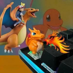 Pokémon Charizard Mechanical Keyboard Handmade 3D Keycaps - Picture 1 of 5