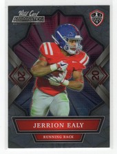 2021 Wild Card Alumination NIL Jerrion Ealy 20-Stripe Parallel #ANBC-39 Chiefs