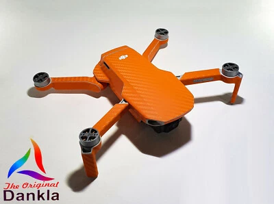 DJI MINI 4K - SKIN - CARBON ORANGE - Decal - Wrap - Folie - Bild 1 von 4