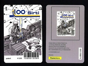 Italia 2021 - Sirti - tessera filatelica - Picture 1 of 1