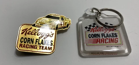 Kellogg's Corn Flakes Racing Team - NASCAR Pin  For Hat And Key Chain Cover