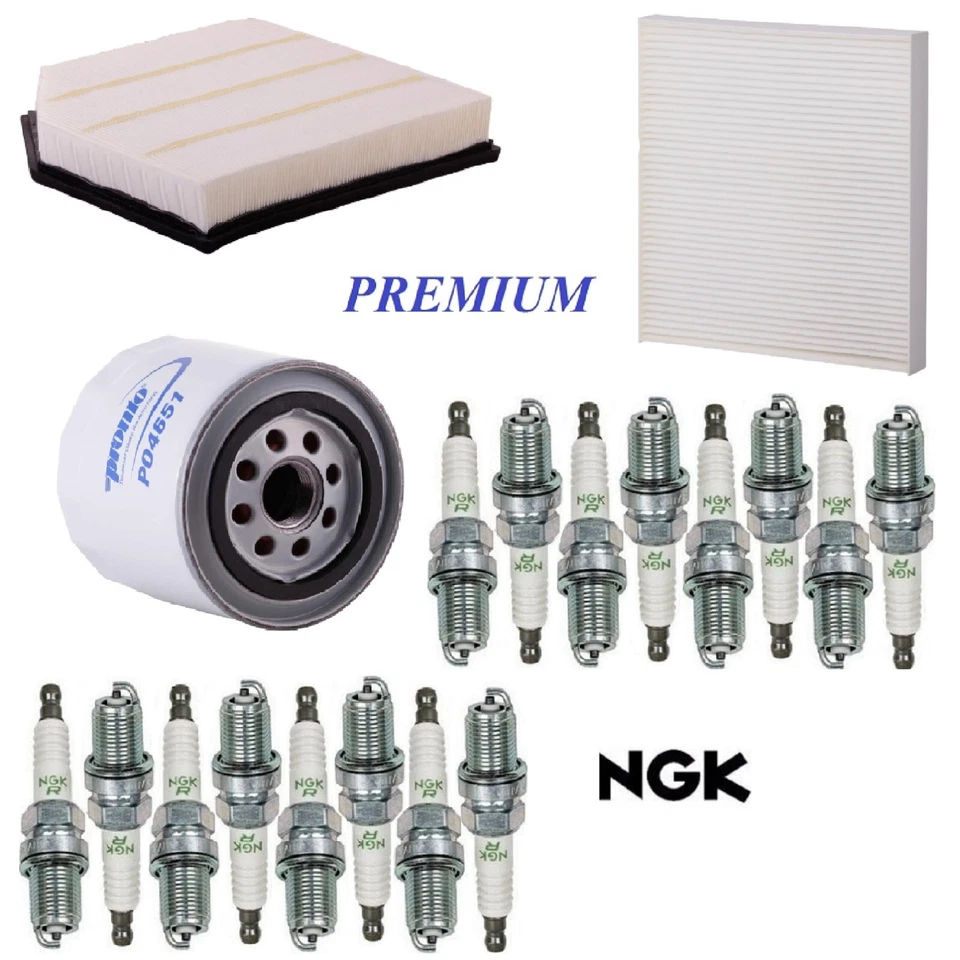 Tune Up Kit Filters Spark Plugs For JEEP GRAND CHEROKEE V8 6.2L 2018-2021 - Image 1 of 1
