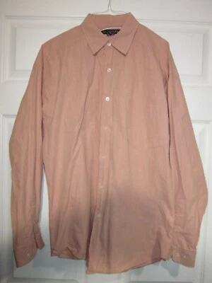 VINTAGE STRUCTURE RED  MENS  LONG SLEEVE  SHIRT, SIZE LARGE, #98WH - Image 1 of 4