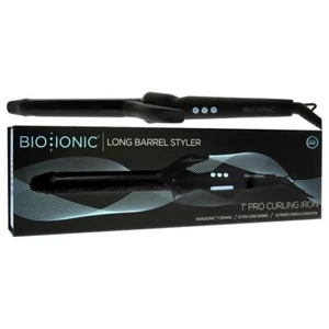 Bio Ionic Long Barrel Styler Curling Iron 1”- Black - Picture 1 of 4