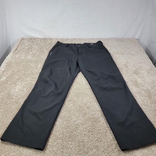 Adidas ClimaLite Pantaloni da Golf Flat Front Nero Performance Uomo 36x30