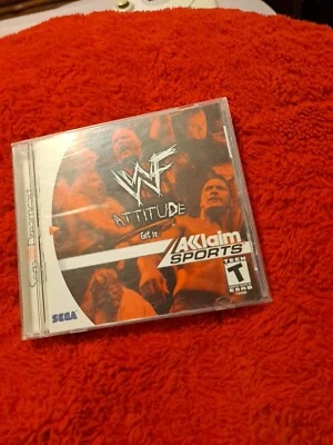 CIB tested WWF Attitude Sega Dreamcast Video Game With Registration Card - Image 1 of 4