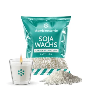 Sojawachs Candle Blend EVO | 1 kg | optimale Kerzenherstellung | Pastillen - Bild 1 von 5