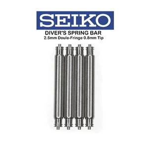 NEW SEIKO 4PC 23mm 2.5mm Fat Spring Bars SEIKO PROSPEX Non Magnetic Stainless R - Picture 1 of 3