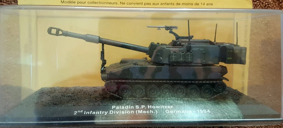 Altaya Paladin S.P. Howitzer 2nd Infantry Division (Mech) Germany 1994 Tank NEW - Image 1 of 1