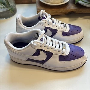 Nike 2008 Air Force I AF-1'82 Purple White Low 315115-511 Womans 10 Varsity - Picture 1 of 13